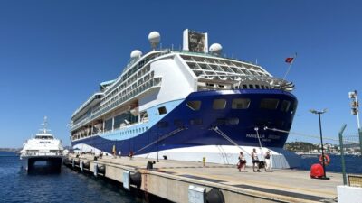 MUĞLA (AA) – Muğla'nın Bodrum ilçesine "Marella Discovery" isimli kruvaziyer