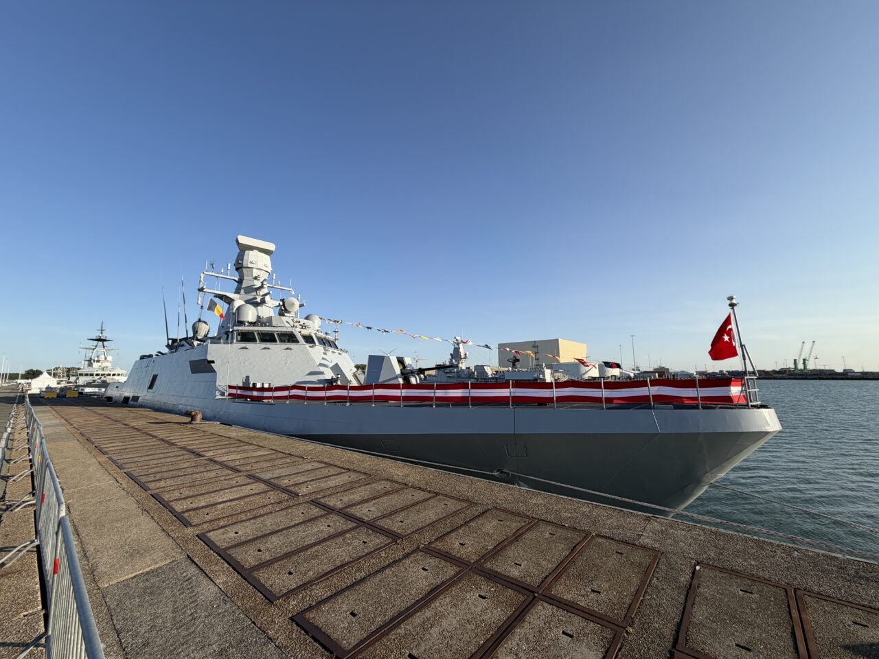 ZEEBRUGGE (AA) – Türk Deniz Kuvvetlerinin MİLGEM Projesi kapsamında milli