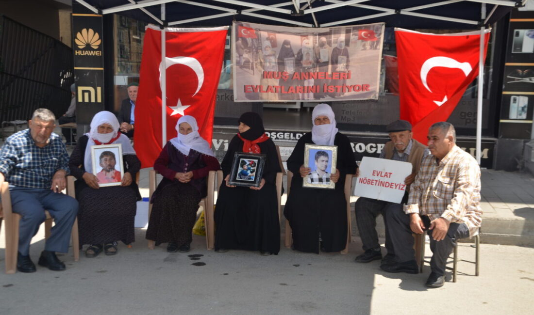 MUŞ (AA) – Muş'ta çocukları terör örgütü PKK tarafından kaçırılan