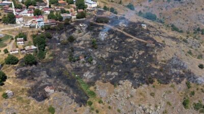 ORDU (AA) – Ordu'nun Mesudiye ilçesinde çıkan örtü yangını, ekiplerin