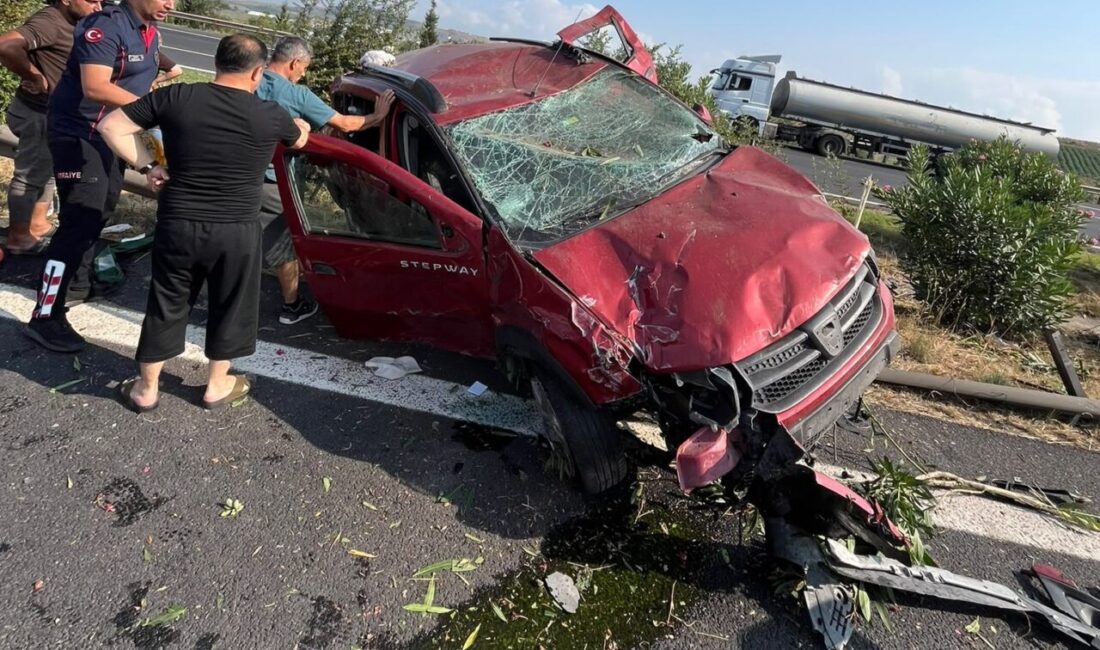 OSMANİYE (AA) – Osmaniye'de otomobilin bariyere çarpması sonucu yaralanan 5