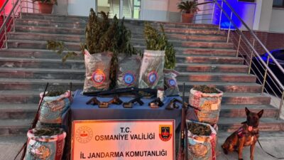 OSMANİYE (AA) – Osmaniye'nin Kadirli ilçesinde jandarma ekiplerince gerçekleştirilen dron