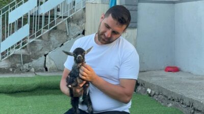 KARABÜK (AA) – Karabük'te yem almaya gittikleri pet shopta karşılaştıkları