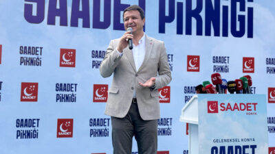 KONYA (AA) – Saadet Partisi Genel Başkanı Mahmut Arıkan, Konya'da