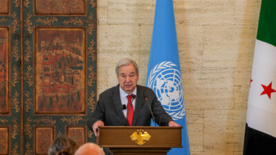 - BM Genel Sekreteri Guterres:
"Golan Tepeleri Suriye toprağıdır, Suriye topraklarının