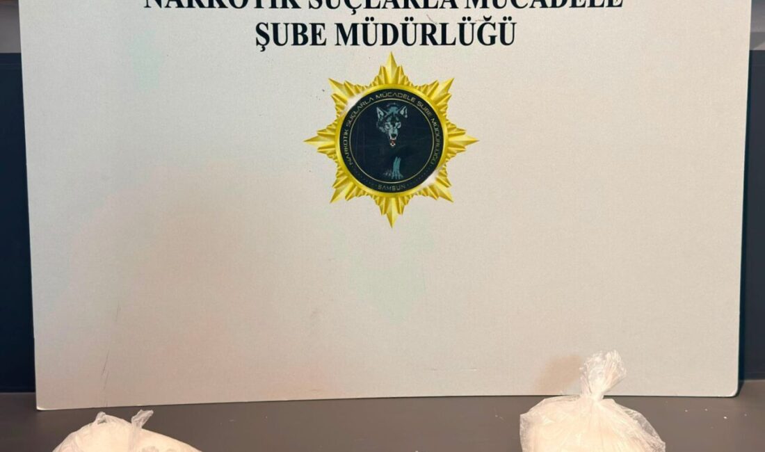 SAMSUN (AA) – Samsun'un İlkadım ilçesinde düzenlenen operasyonda 1 kilo