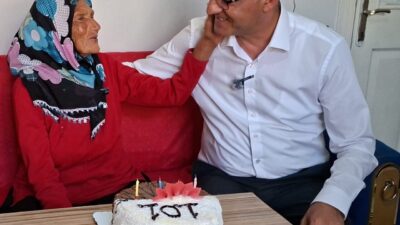 SAMSUN (AA) – Samsun'un Yakakent ilçesinde 101 yaşına giren kadına