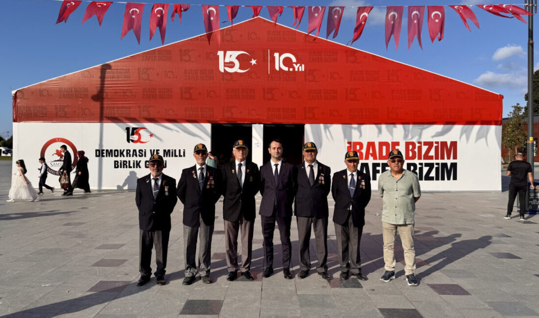 SAMSUN (AA) – Samsun'da gaziler, "15 Temmuz Demokrasi ve Milli
