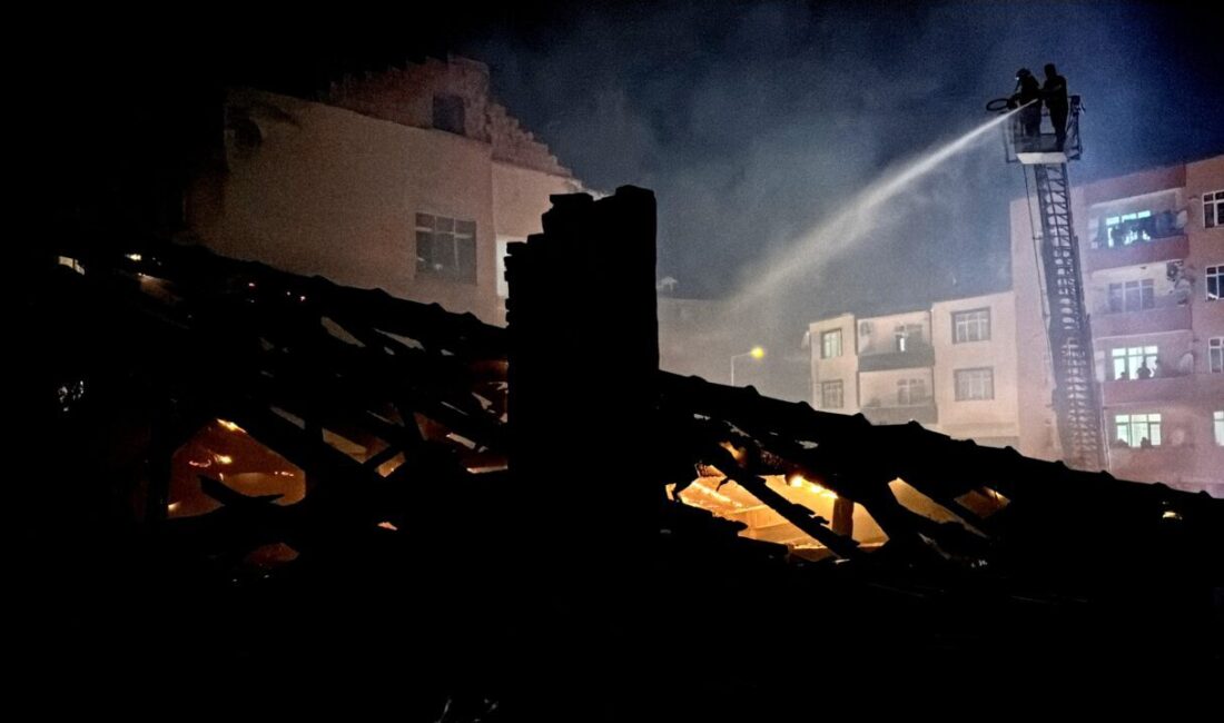 SAMSUN (AA) – Samsun'un Tekkeköy ilçesinde boya ve inşaat malzemesi