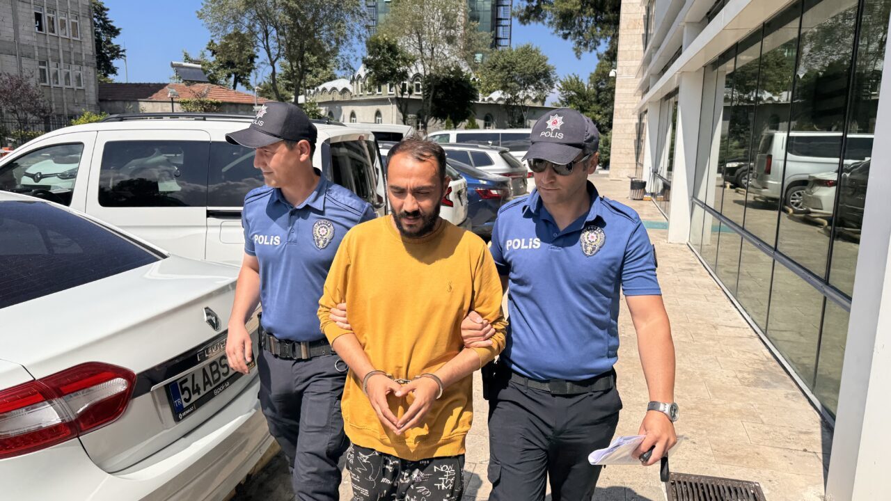 SAMSUN (AA) – Samsun'un İlkadım ilçesinde kaldırımdaki kediye tekme attığı