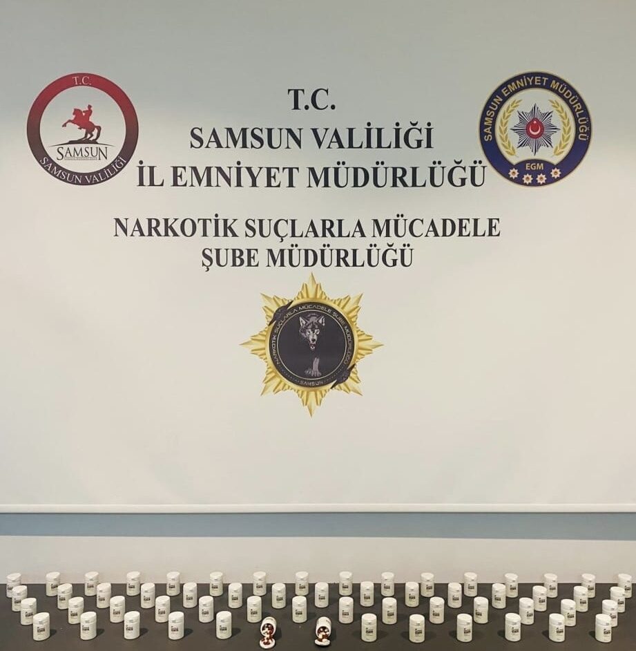 SAMSUN (AA) – Samsun'da düzenlenen operasyonda çeşitli tür ve miktarlarda