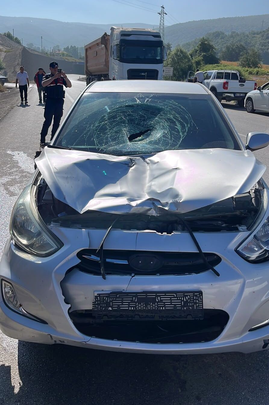 SAMSUN (AA) – Samsun'un Kavak ilçesinde otomobilin çarptığı kadın hayatını