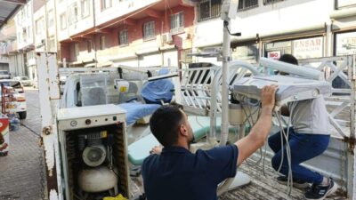 ŞANLIURFA (AA) – Şanlıurfa'nın Haliliye ilçesinde ruhsatsız ve sağlık mevzuatına