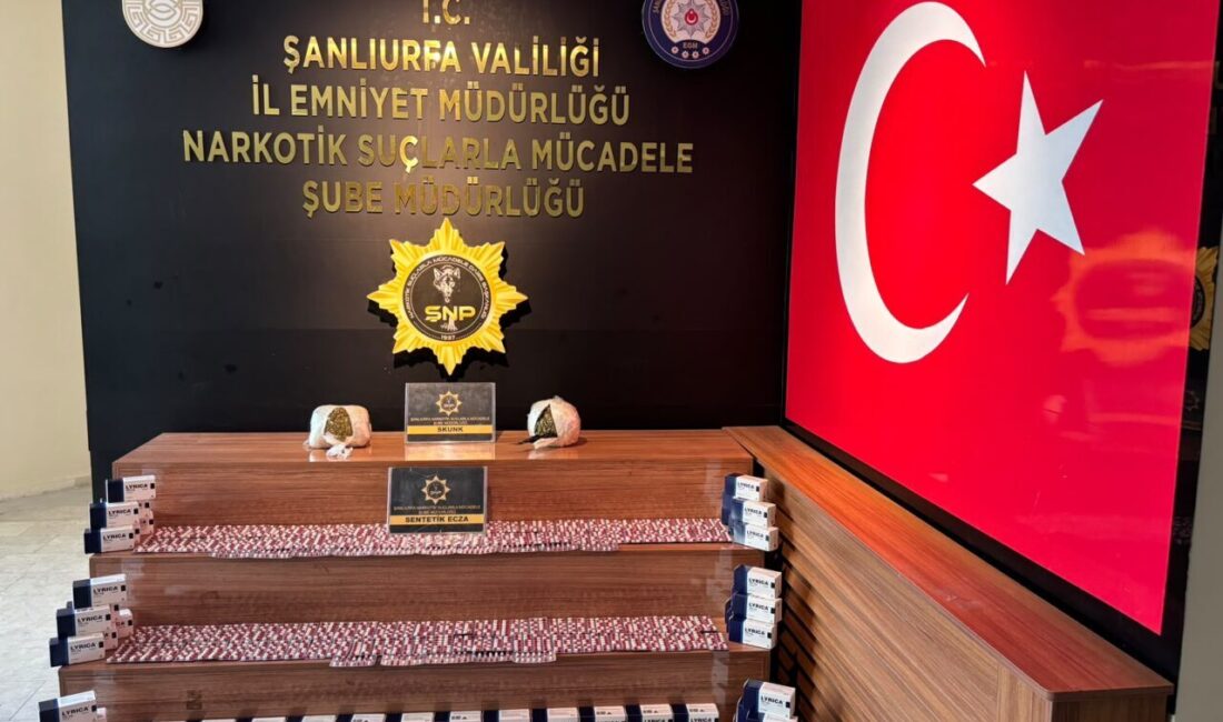 ŞANLIURFA (AA) – Şanlıurfa'da bir yolcu otobüsünde 2 bin 716
