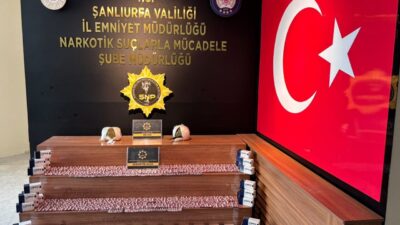 ŞANLIURFA (AA) – Şanlıurfa'da bir yolcu otobüsünde 2 bin 716