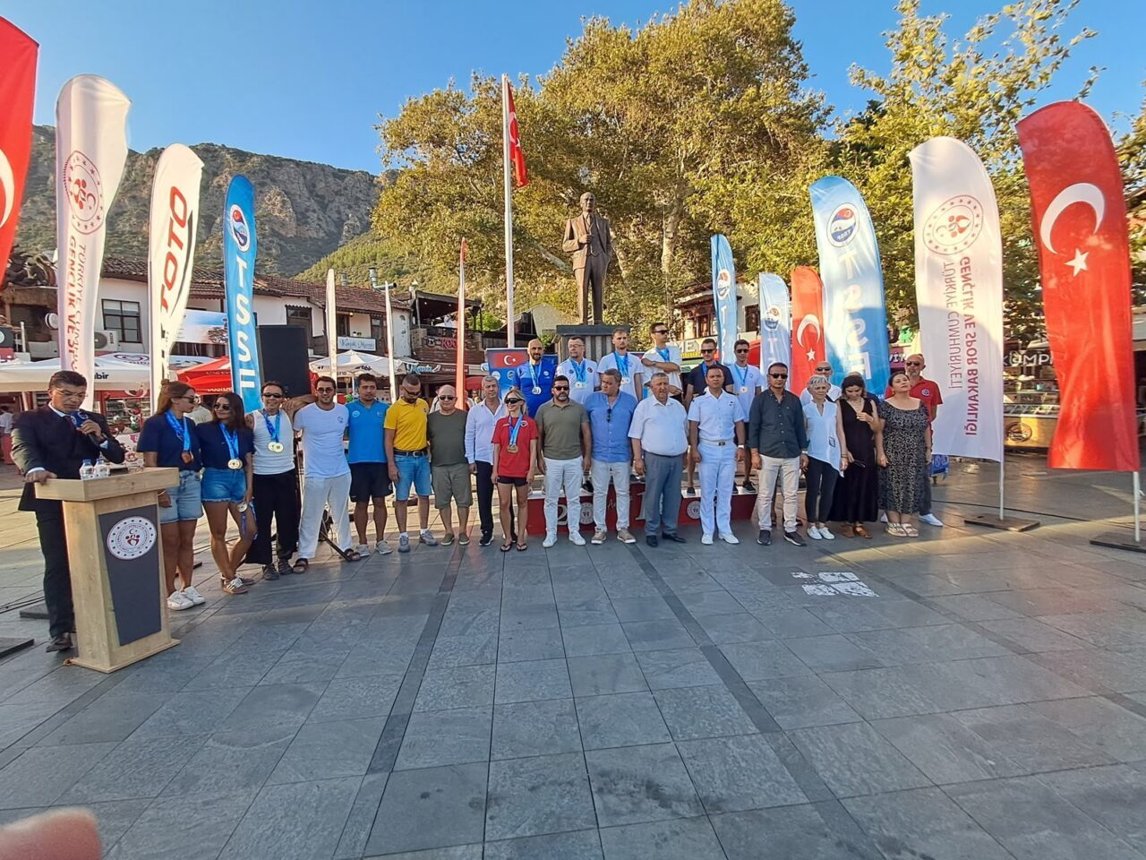 ANTALYA (AA) – Serbest Dalış Outdoor Büyükler ve Masterlar Bireysel