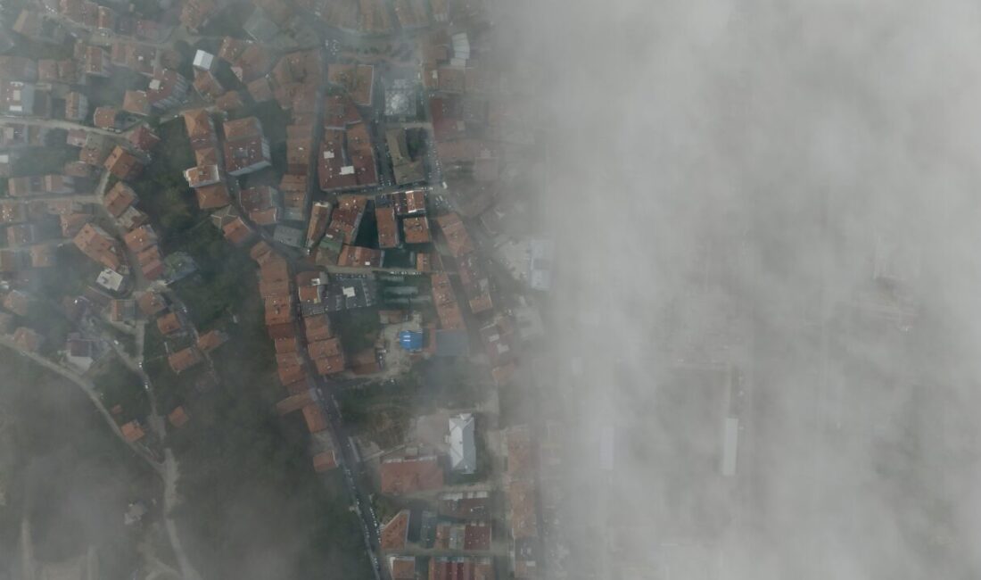 SİNOP (AA) – Sinop'un Türkeli ilçesinde etkili olan sis dronla