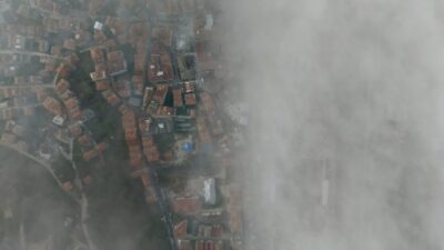 SİNOP (AA) – Sinop'un Türkeli ilçesinde etkili olan sis dronla