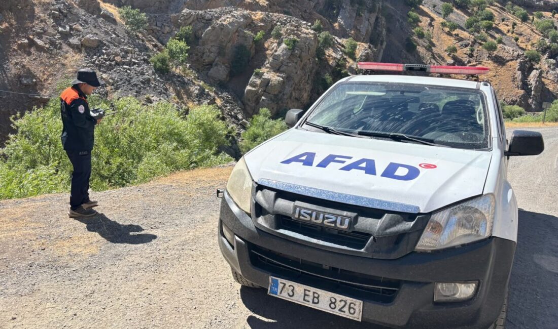 ŞIRNAK (AA) – Şırnak'ın Beytüşşebap ilçesinde balık tutarken Habur Çayı'na