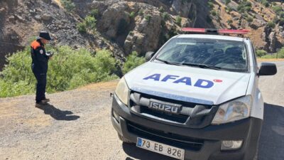 ŞIRNAK (AA) – Şırnak'ın Beytüşşebap ilçesinde balık tutarken Habur Çayı'na