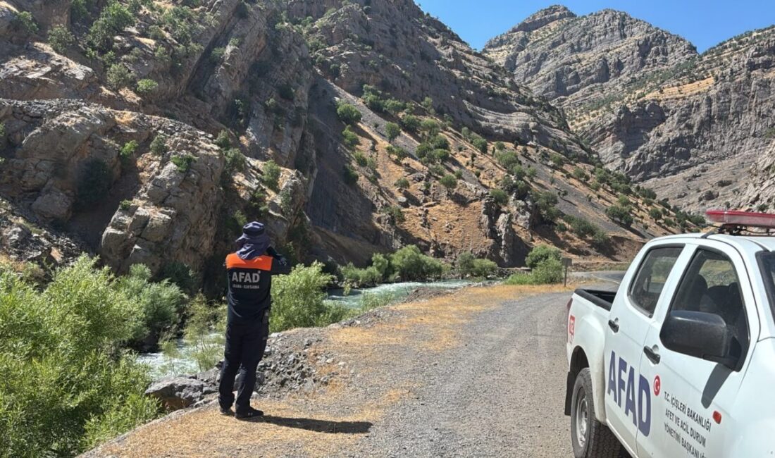 ŞIRNAK (AA) – Şırnak'ın Beytüşşebap ilçesinde balık tutarken Habur Çayı'na