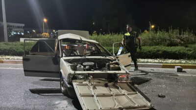 SİVAS (AA) – Sivas'ta otomobilin devrilmesi sonucu 1'i ağır, 3