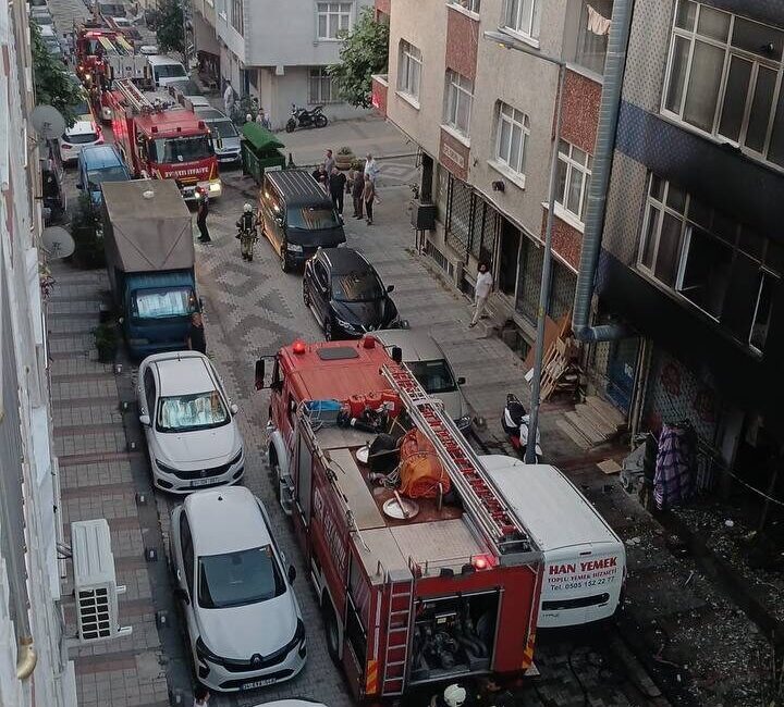 İSTANBUL (AA) – Sultangazi'de bir iş yerinde çıkan yangın itfaiye