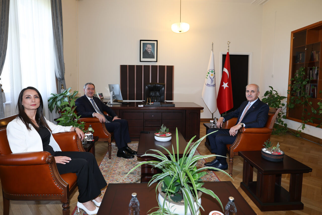 TBMM (AA) – TBMM Başkanı Numan Kurtulmuş, DEM Parti Eş