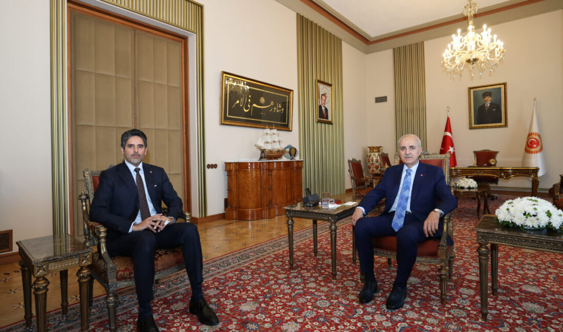 TBMM (AA) – TBMM Başkanı Numan Kurtulmuş, Katar'ın Ankara Büyükelçisi