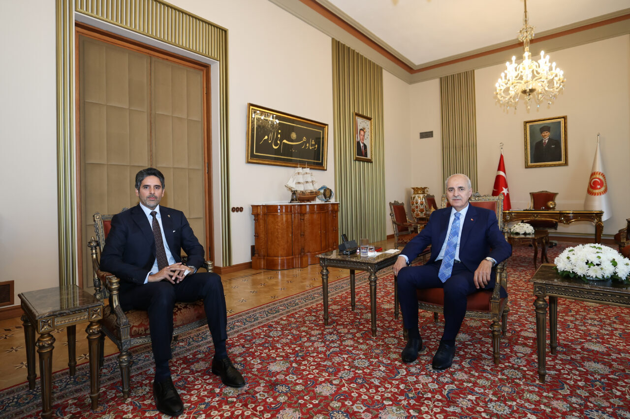 TBMM (AA) – TBMM Başkanı Numan Kurtulmuş, Katar'ın Ankara Büyükelçisi