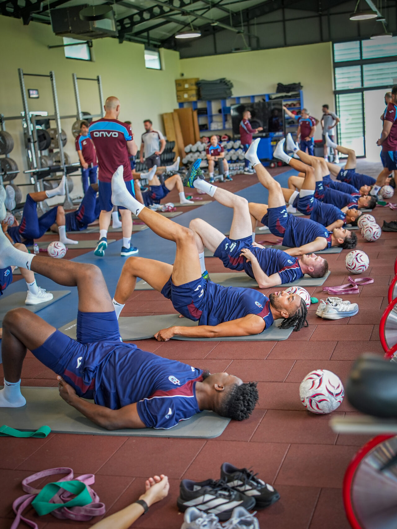TRABZON (AA) – Trabzonspor, yeni sezon hazırlıklarına çift antrenmanla devam
