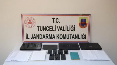 TUNCELİ (AA) – Tunceli merkezli 4 ilde düzenlenen organize suç