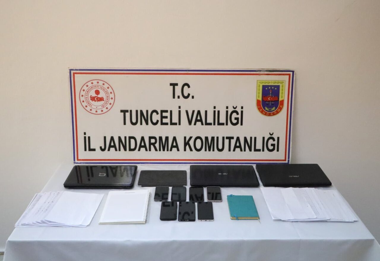 TUNCELİ (AA) – Tunceli merkezli 4 ilde düzenlenen organize suç