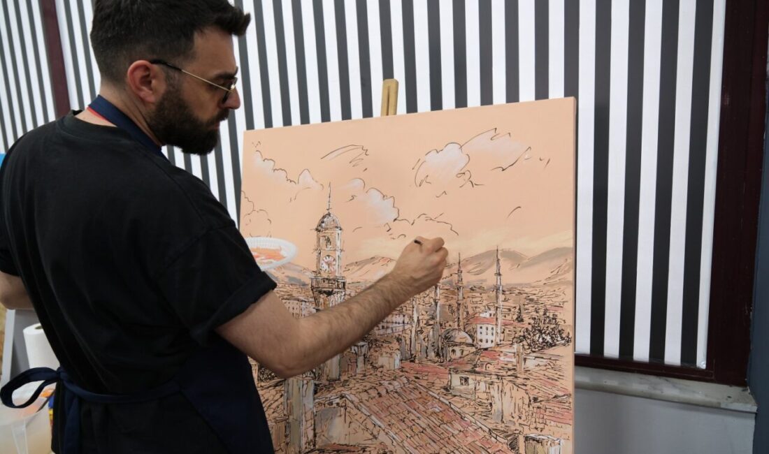 ÇORUM (AA) – Çorum Uluslararası Sanat Çalıştayı kapsamında Türkiye'nin farklı