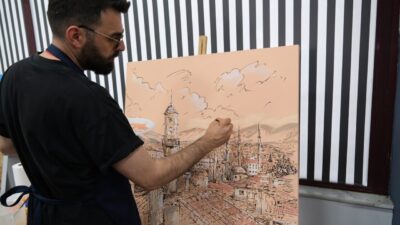 ÇORUM (AA) – Çorum Uluslararası Sanat Çalıştayı kapsamında Türkiye'nin farklı