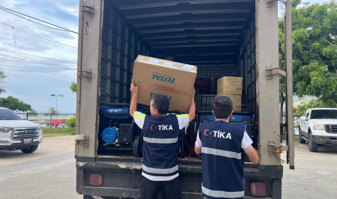 - TİKA aracılığıyla, depremden etkilenen bölgelere ulaştırılmak üzere arama kurtarma