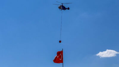 UŞAK (AA) – Uşak'ın Eşme ilçesinde otluk alanda başlayıp makilik