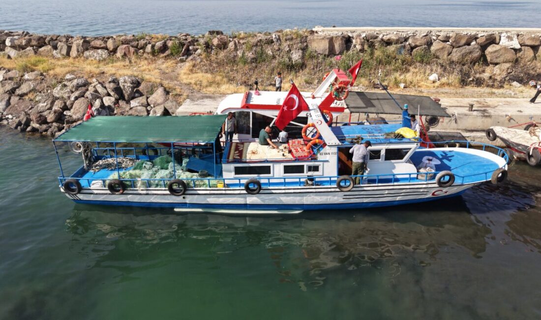 VAN (AA) – Van'da balıkçılar, üremek için tatlı sulara göç