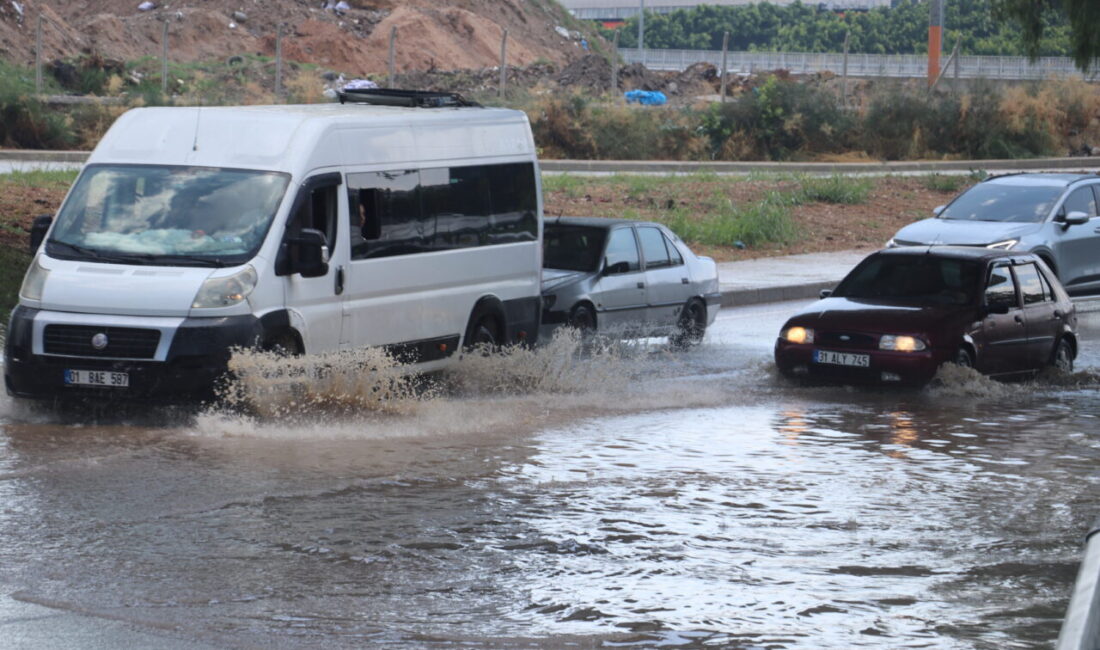 ADANA (AA) – Adana'da sağanak ve şiddetli rüzgar nedeniyle bazı