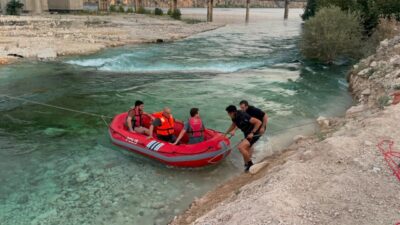 ADIYAMAN (AA) – Adıyaman'da Fırat Nehri kıyısında suyun yükselmesi sonucu