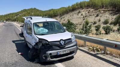 ADIYAMAN (AA) – Adıyaman'ın Besni ilçesinde hafif ticari araç ile