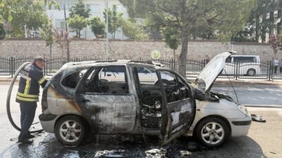 AMASYA (AA) – Amasya'da seyir halindeki otomobilde çıkan yangın, itfaiye
