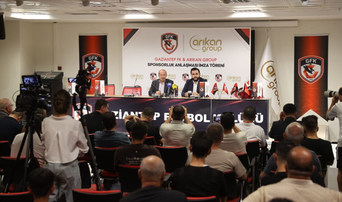 GAZİANTEP (AA) – Trendyol Süper Lig ekiplerinden Gaziantep FK'nin formasında