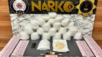 İSTANBUL (AA) – Avcılar’da bir eve düzenlenen operasyonda 20 kilo