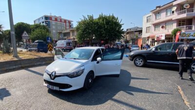 AYDIN (AA) – Aydın'ın Nazilli ilçesinde otomobil ile çarpışan motosikletin