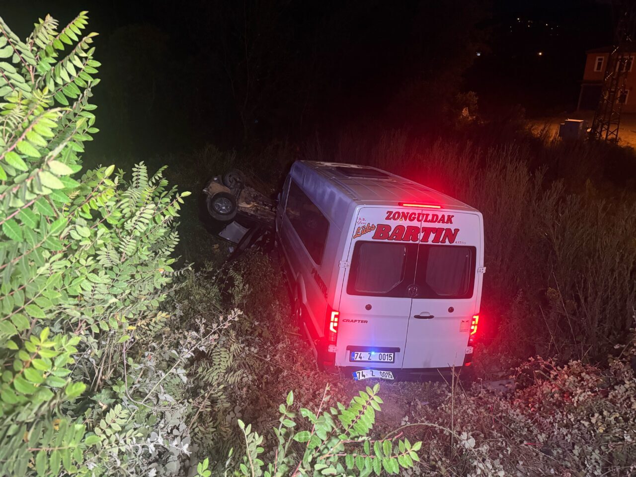- Kaza anı güvenlik kamerası tarafından kaydedildi