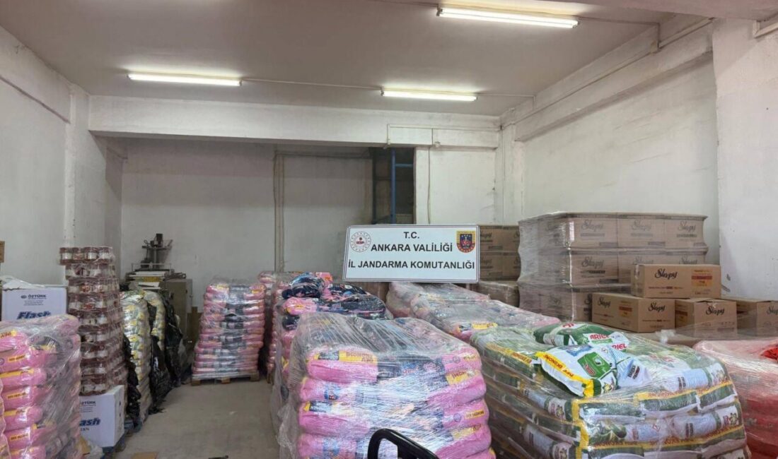 ANKARA (AA) – Ankara'da düzenlenen operasyonda 37 ton sahte deterjan