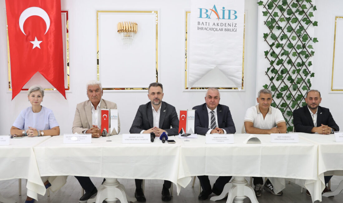 - BAİB Başkanı Mehmet Ali Can:
- "Temmuz ayında 291 milyon