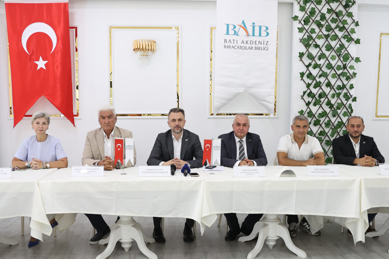 - BAİB Başkanı Mehmet Ali Can:
- "Temmuz ayında 291 milyon