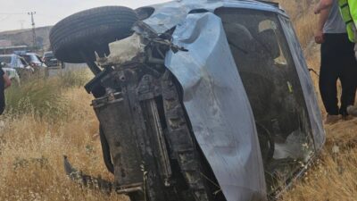 BATMAN (AA) – Batman'ın Kozluk ilçesinde otomobilin devrilmesi sonucu 2'si
